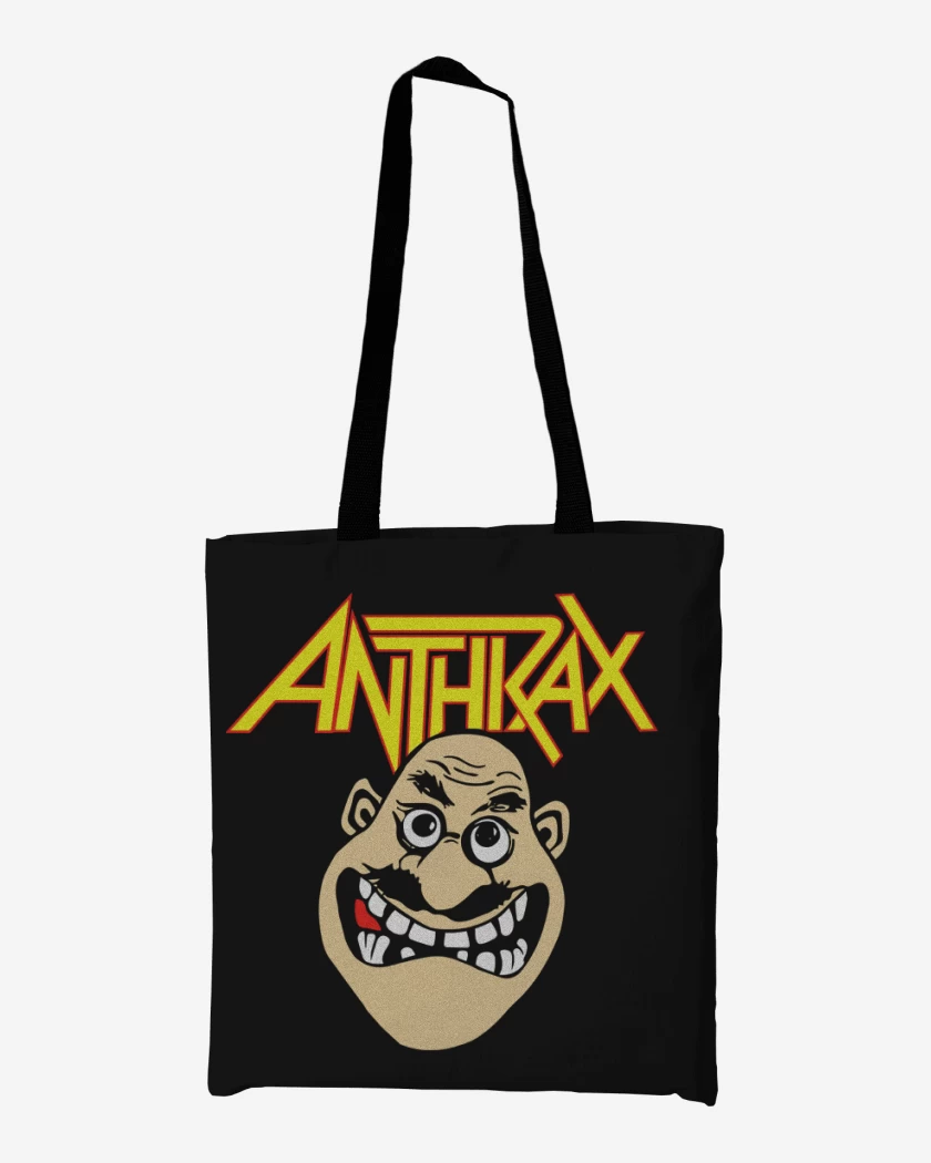 Totebag Negro de Anthrax Notman