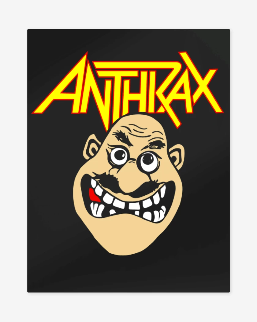 Print metalico Anthrax Notman