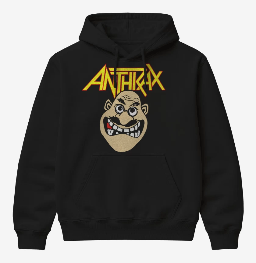 Poleron Canguro básico Anthrax Notman