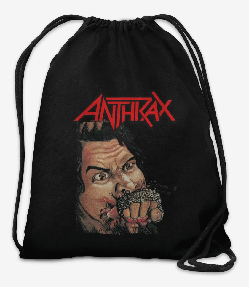 Mochila Negro de Anthrax Fistful of Metal