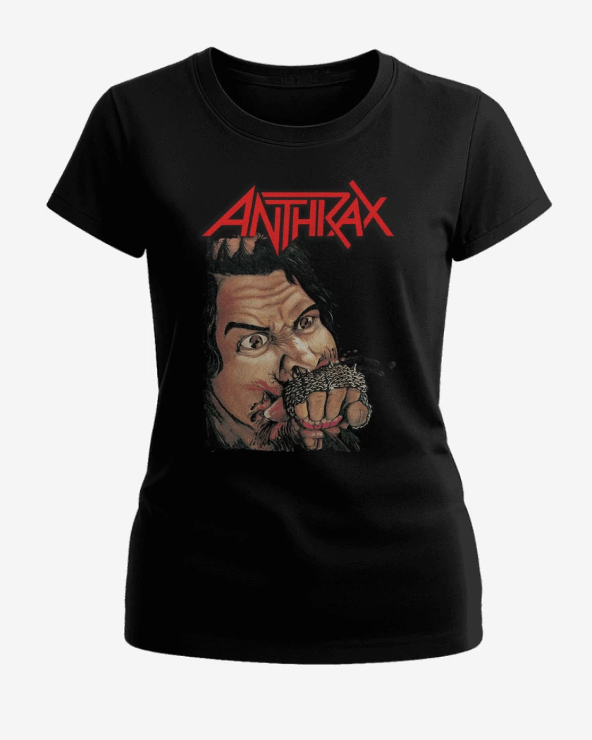 Polera de Mujer Anthrax Fistful of Metal