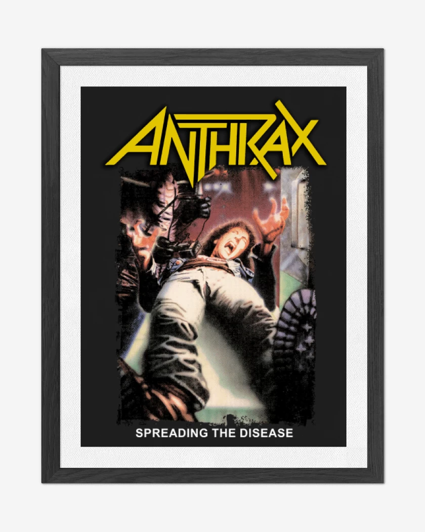 Cuadro decorativo Negro de Anthrax Spreading the Disease 