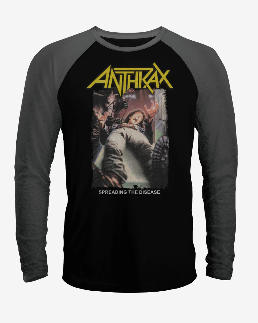 Polera Raglan Anthrax Spreading the Disease 