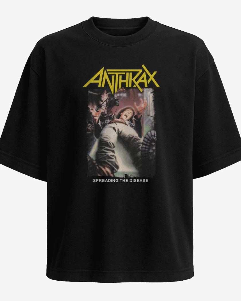 Polera Oversize Anthrax Spreading the Disease 