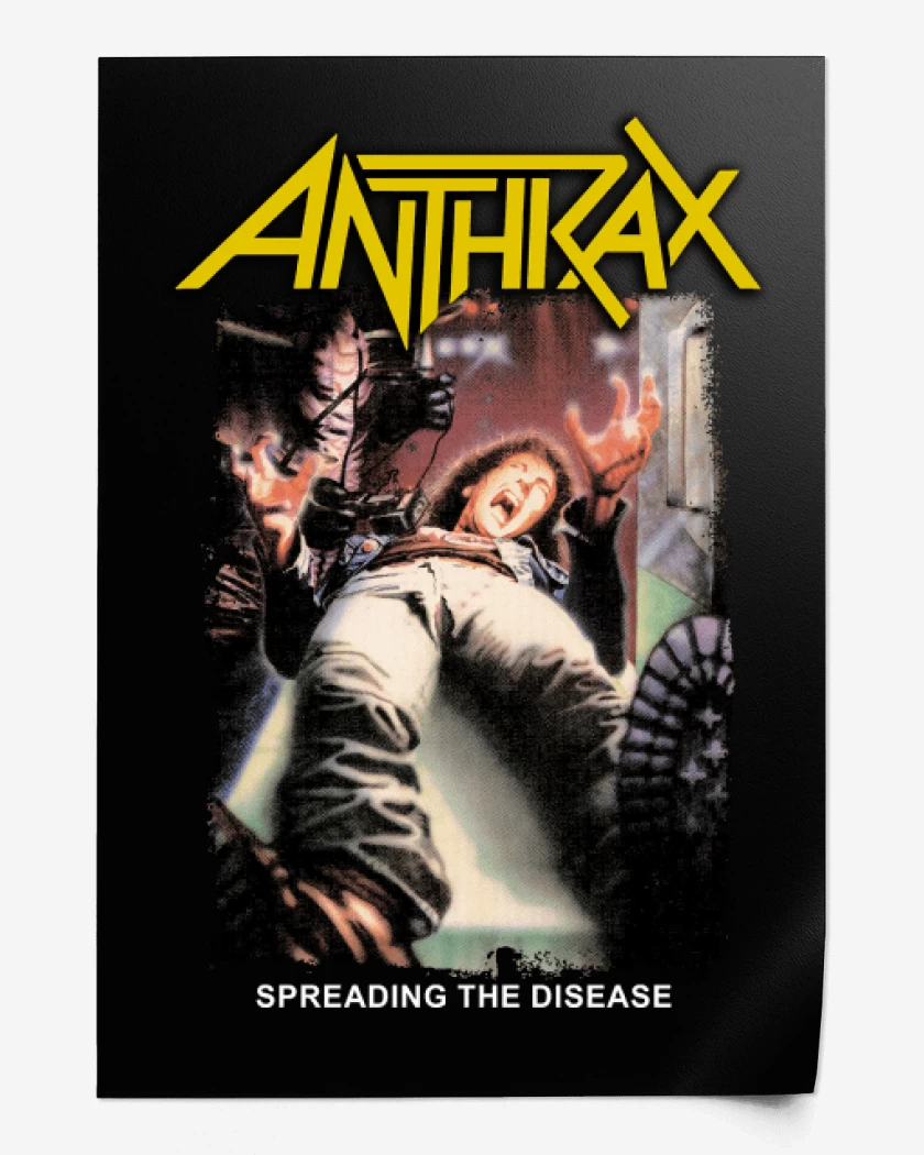 Print Anthrax Spreading the Disease 