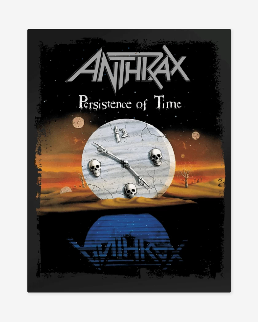 Print metalico Anthrax Persistence of Time 
