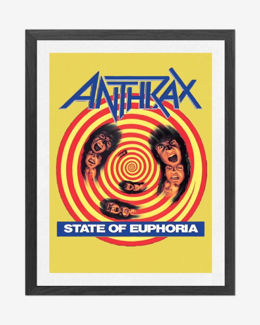 Cuadro decorativo Amarillo de Anthrax State of Euphoria