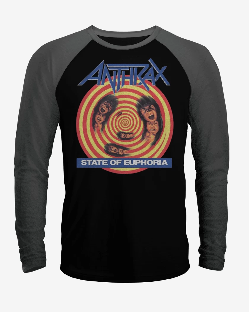 Polera Raglan Anthrax State of Euphoria