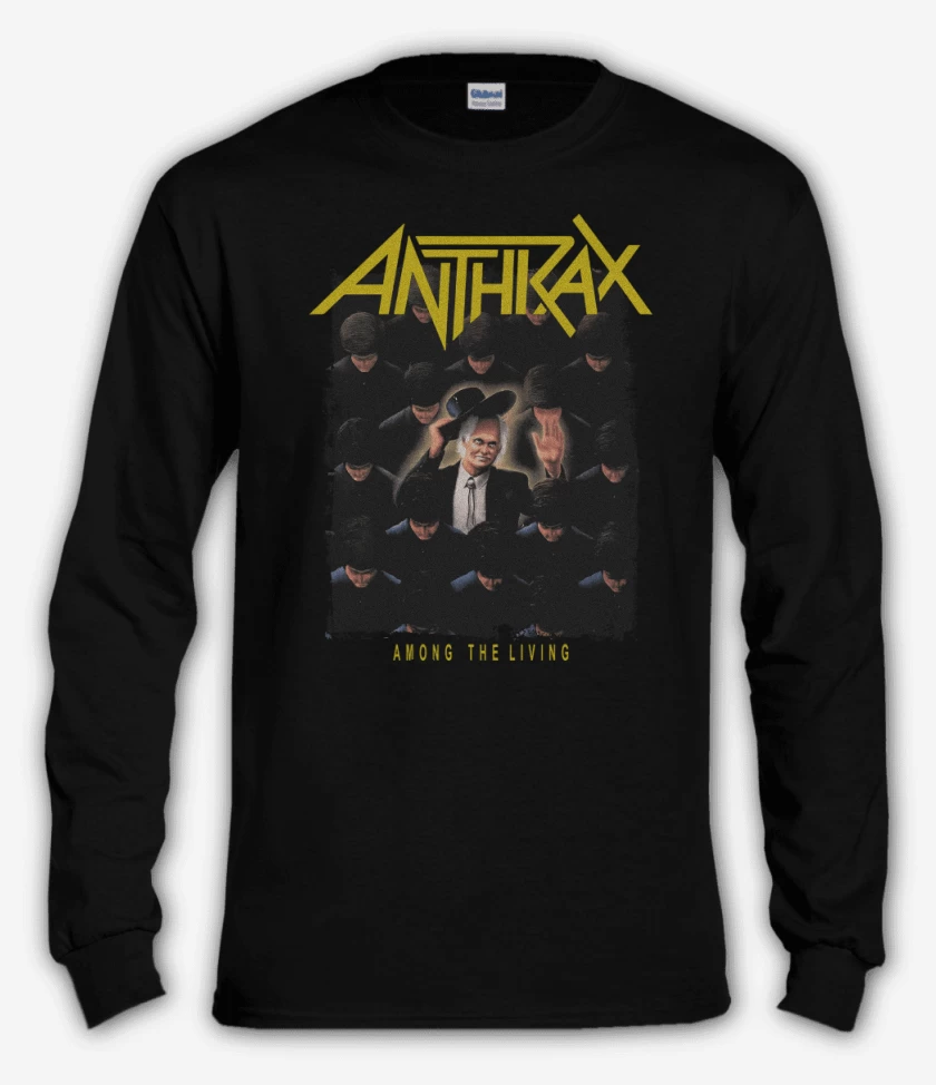 Polera manga larga Anthrax Among The Living Album