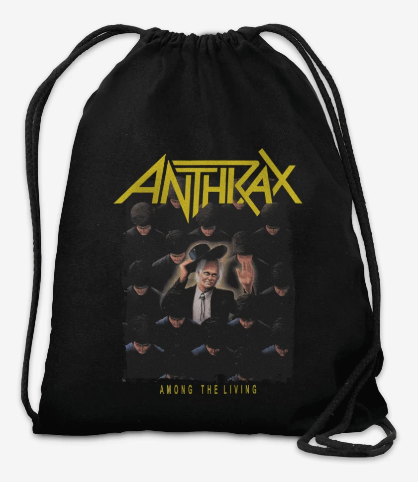 Mochila Negro de Anthrax Among The Living Album