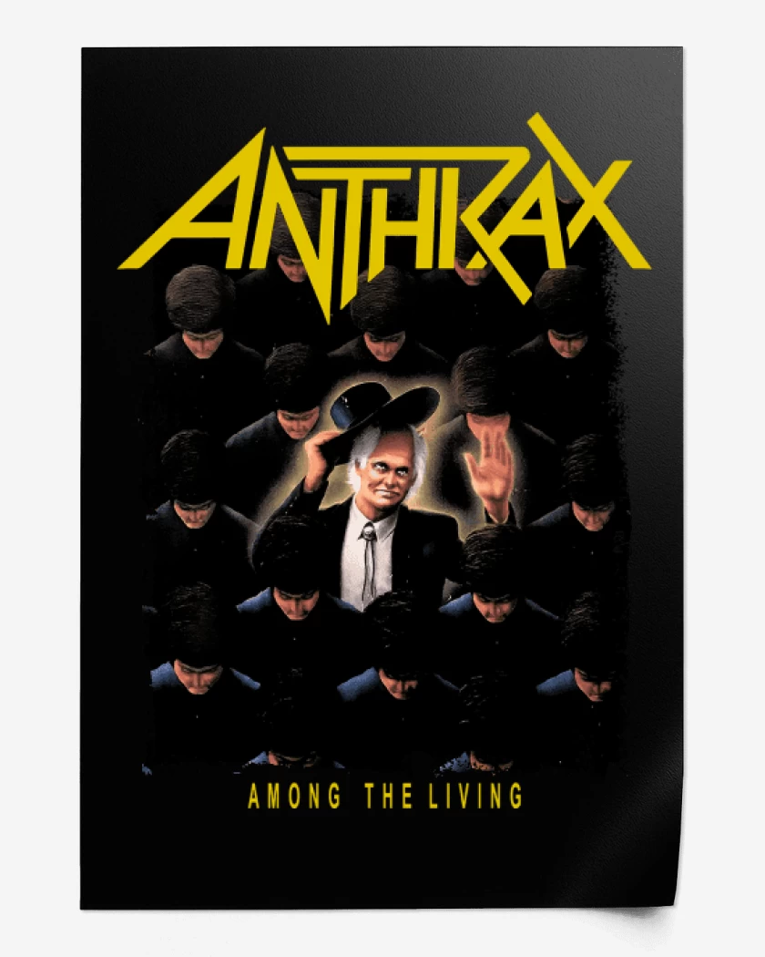 Print Anthrax Among The Living Album