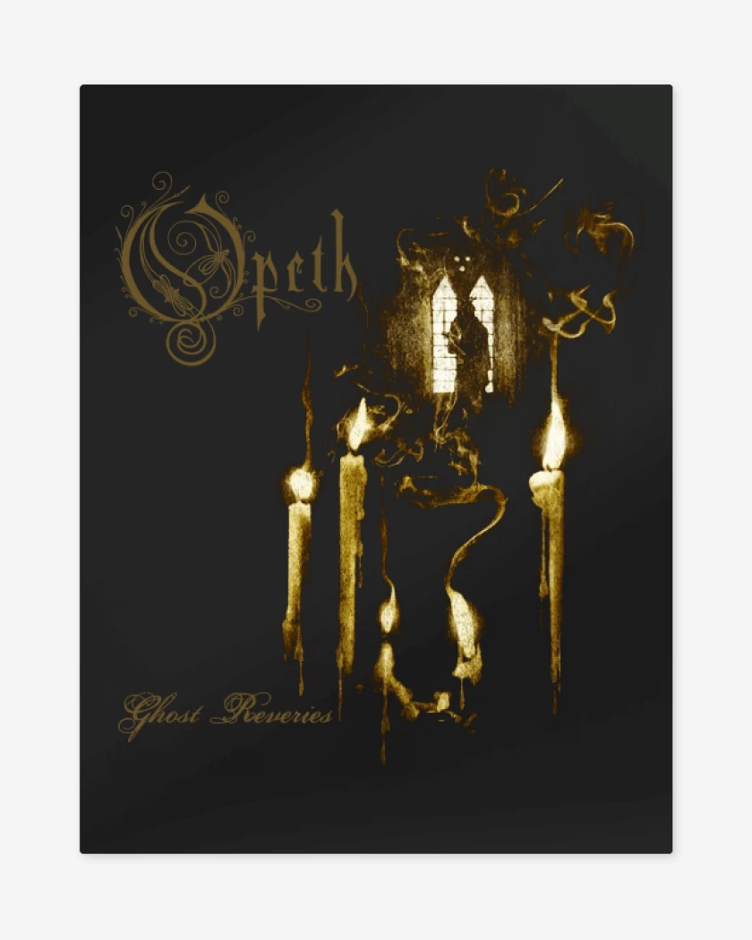 Print metalico Negro de Ghost Reveries