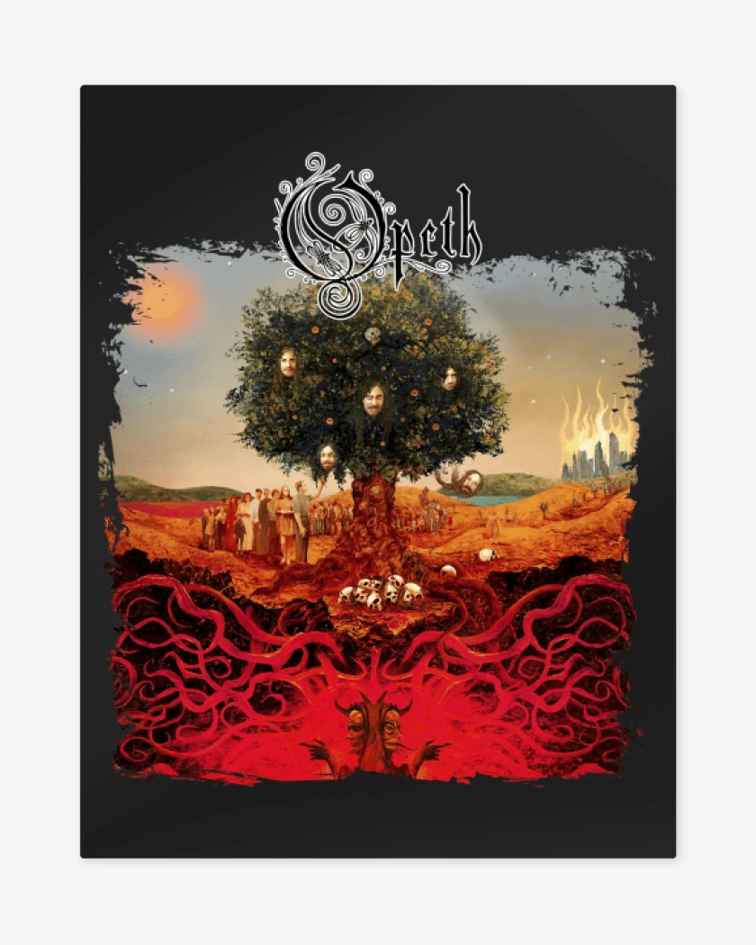 Print metalico Negro de Heritage
