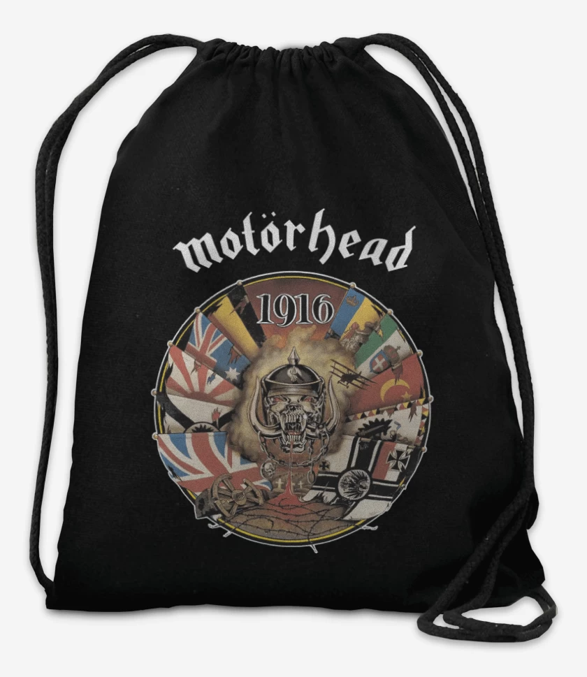 Mochila Negro de Motorhead 1916