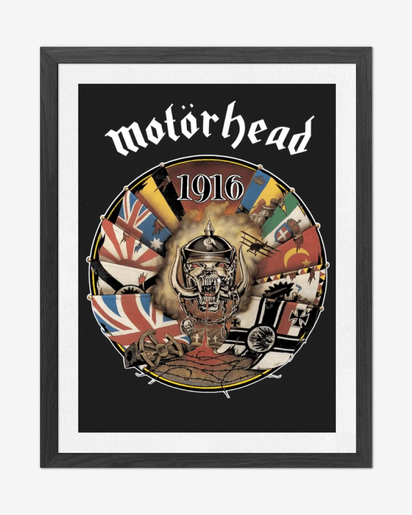 Cuadro decorativo Negro de Motorhead 1916