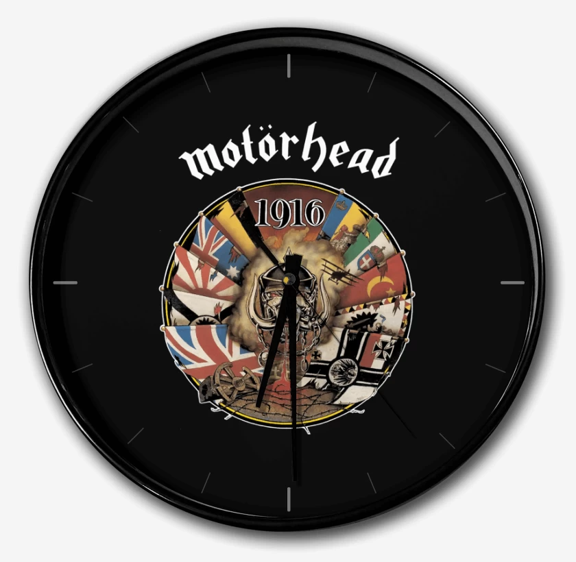 Reloj Negro de Motorhead 1916
