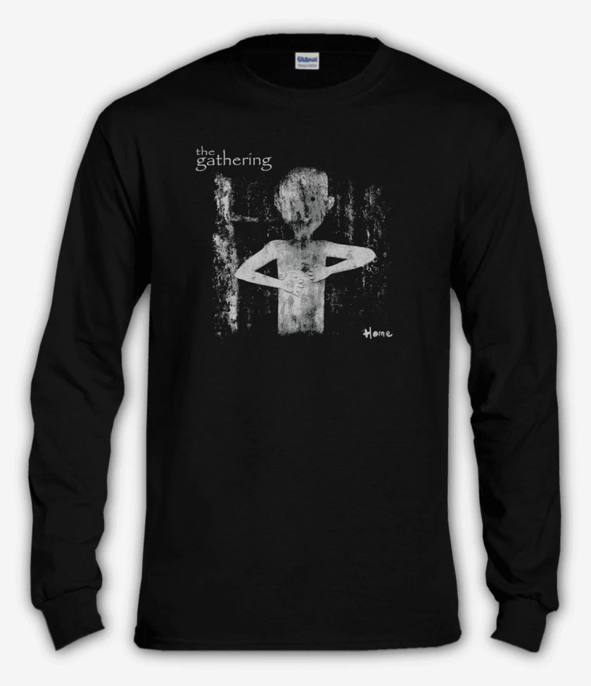 Polera manga larga Negro de Home
