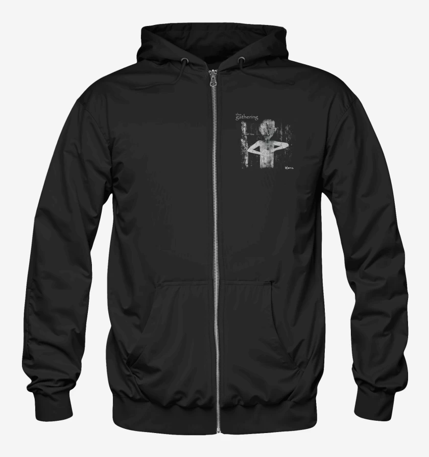 Poleron Canguro con cierre Negro de Home