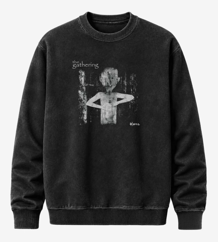 Poleron Polo Acid Wash Negro de Home
