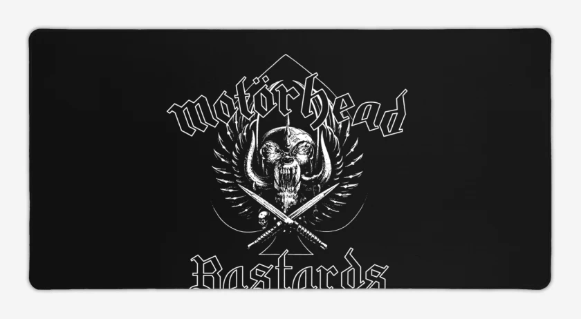 Mouse pad Gamer Negro de Motorhead Bastards