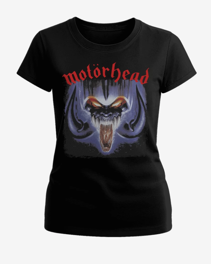 Polera de Mujer Negro de Motorhead Rock n Roll