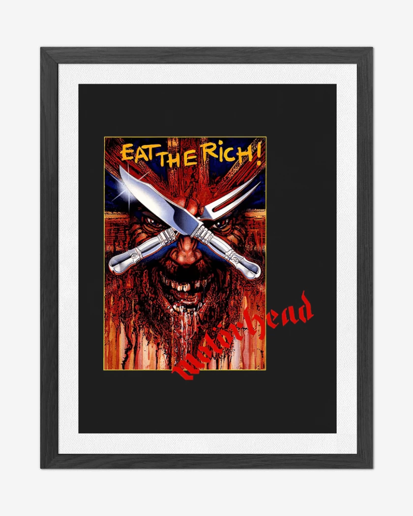 Cuadro decorativo Negro de Motorhead Eat the Rich