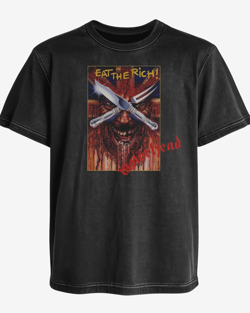 Polera desgastada Motorhead Eat the Rich