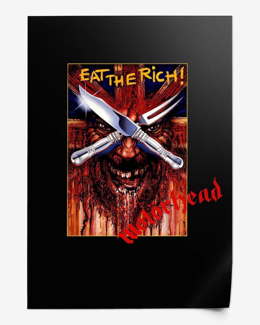 Print Motorhead Eat the Rich