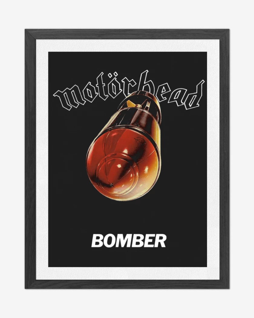 Cuadro decorativo Negro de Motorhead Bomber