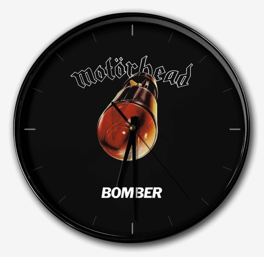 Reloj Negro de Motorhead Bomber