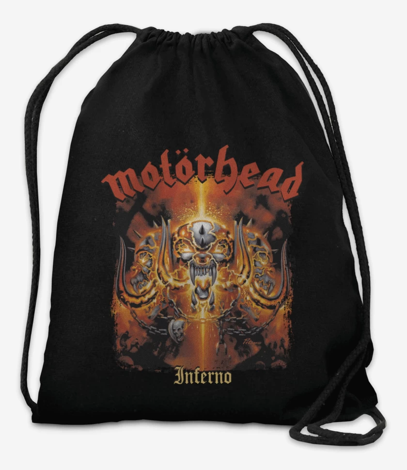 Mochila Negro de Motorhead Inferno