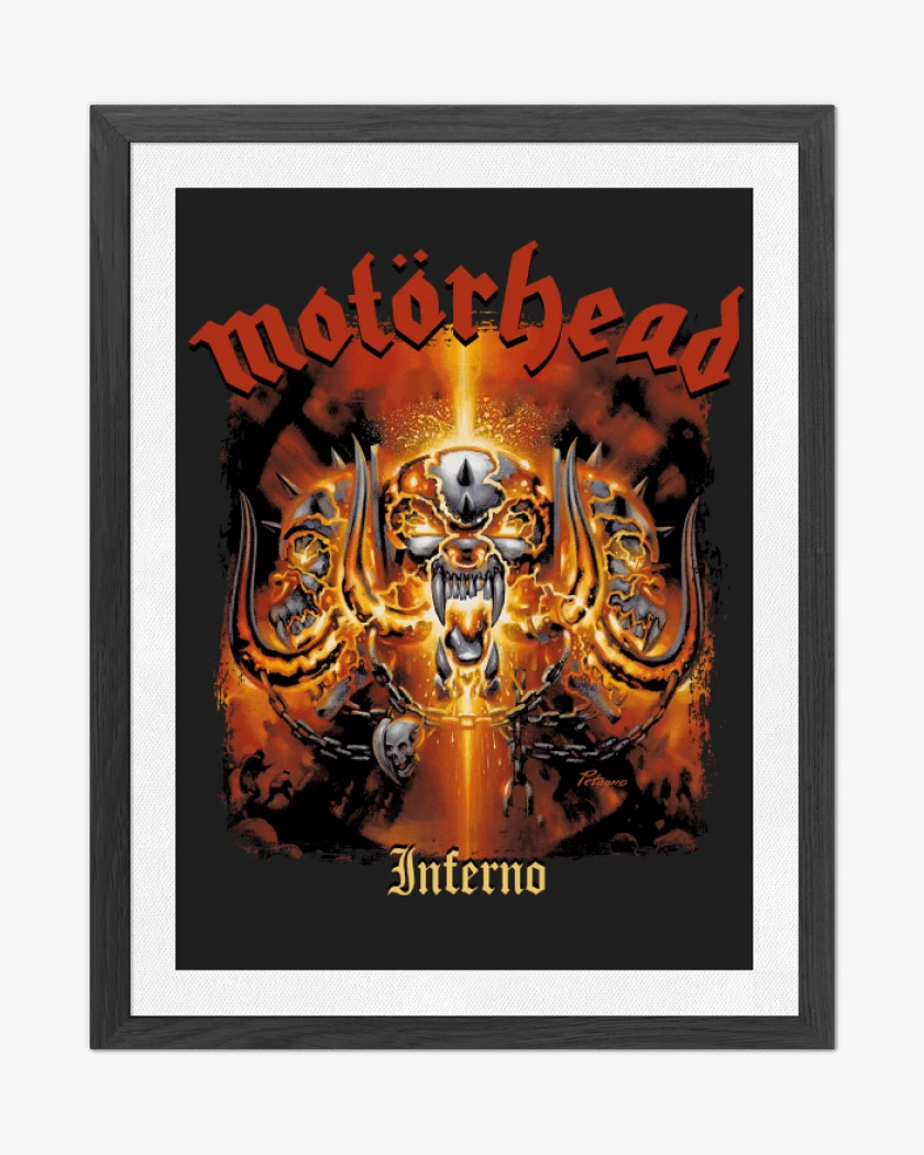 Cuadro decorativo Negro de Motorhead Inferno