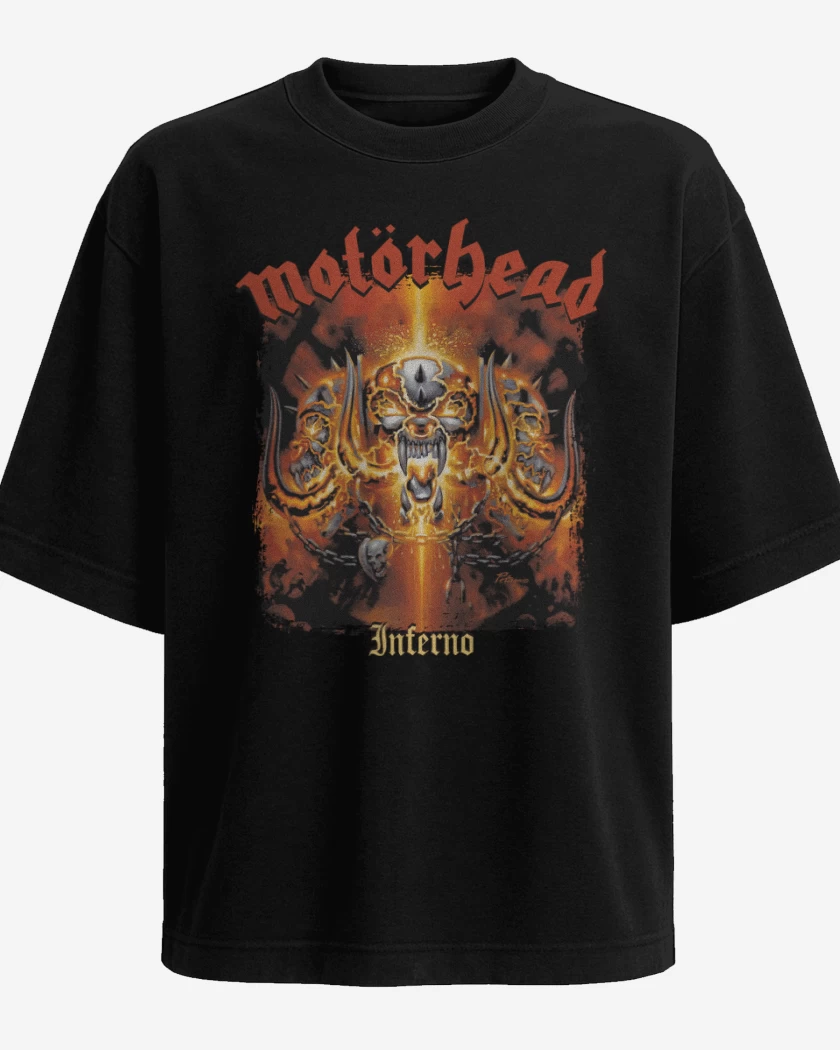Polera Oversize Motorhead Inferno
