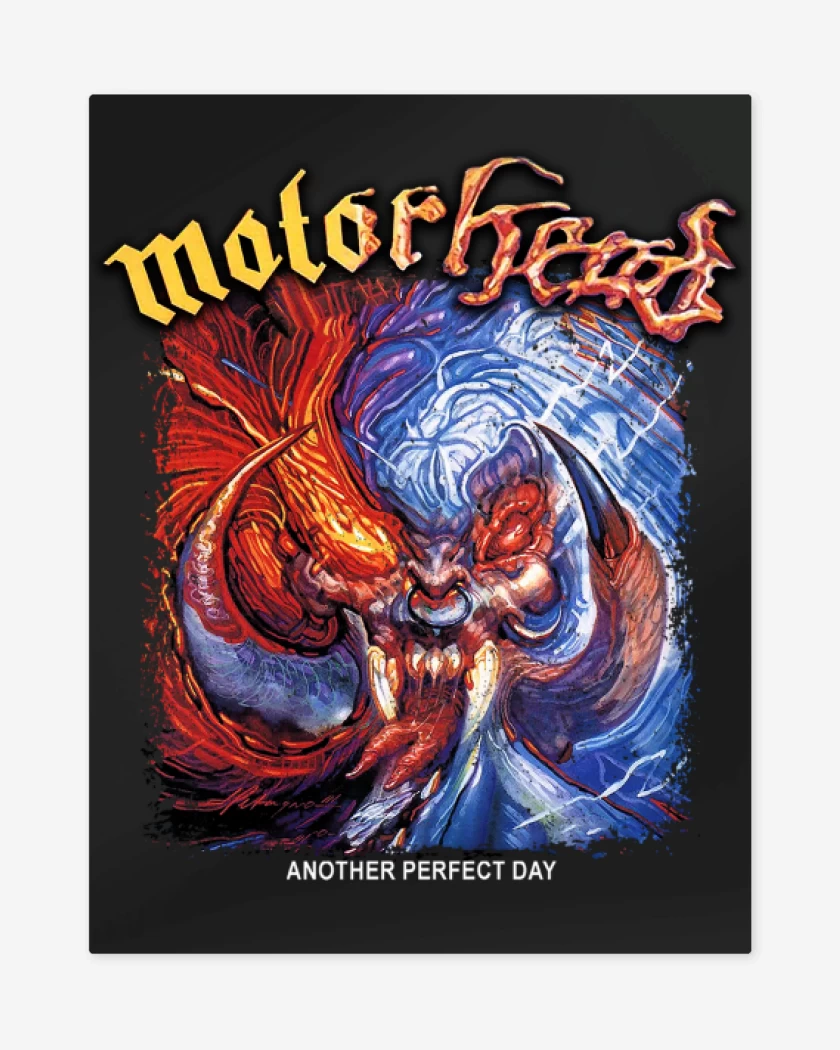 Print metalico Negro de Motorhead Another Perfect Day