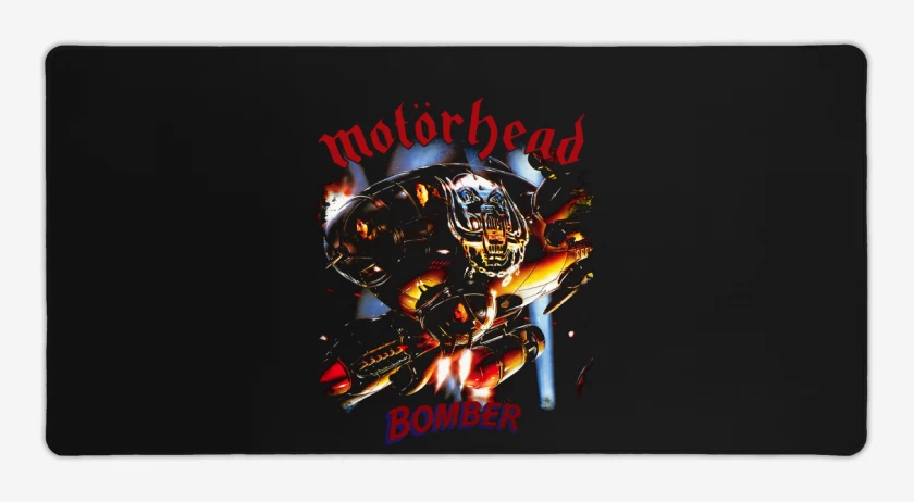 Mouse pad Gamer Negro de Motorhead Bomber v2