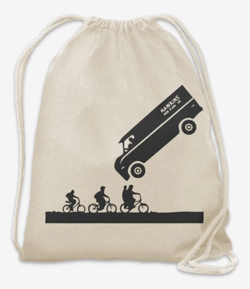 Mochila Blanco de Strager things