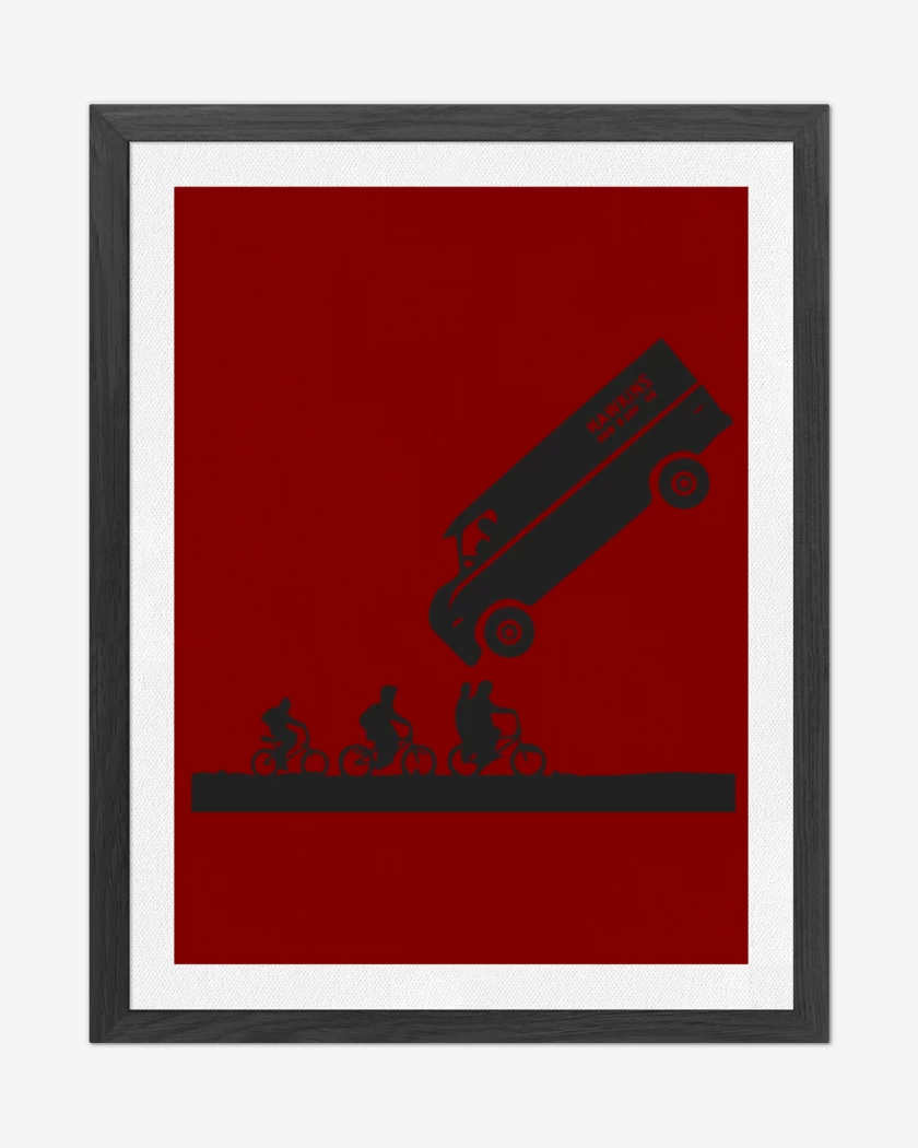 Cuadro decorativo Rojo de Strager things