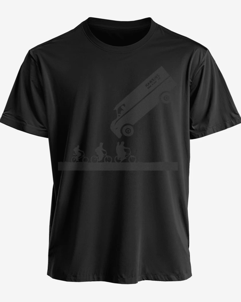Polera premium Negro de Strager things