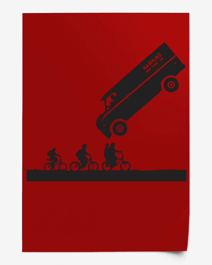 Print Rojo de Strager things