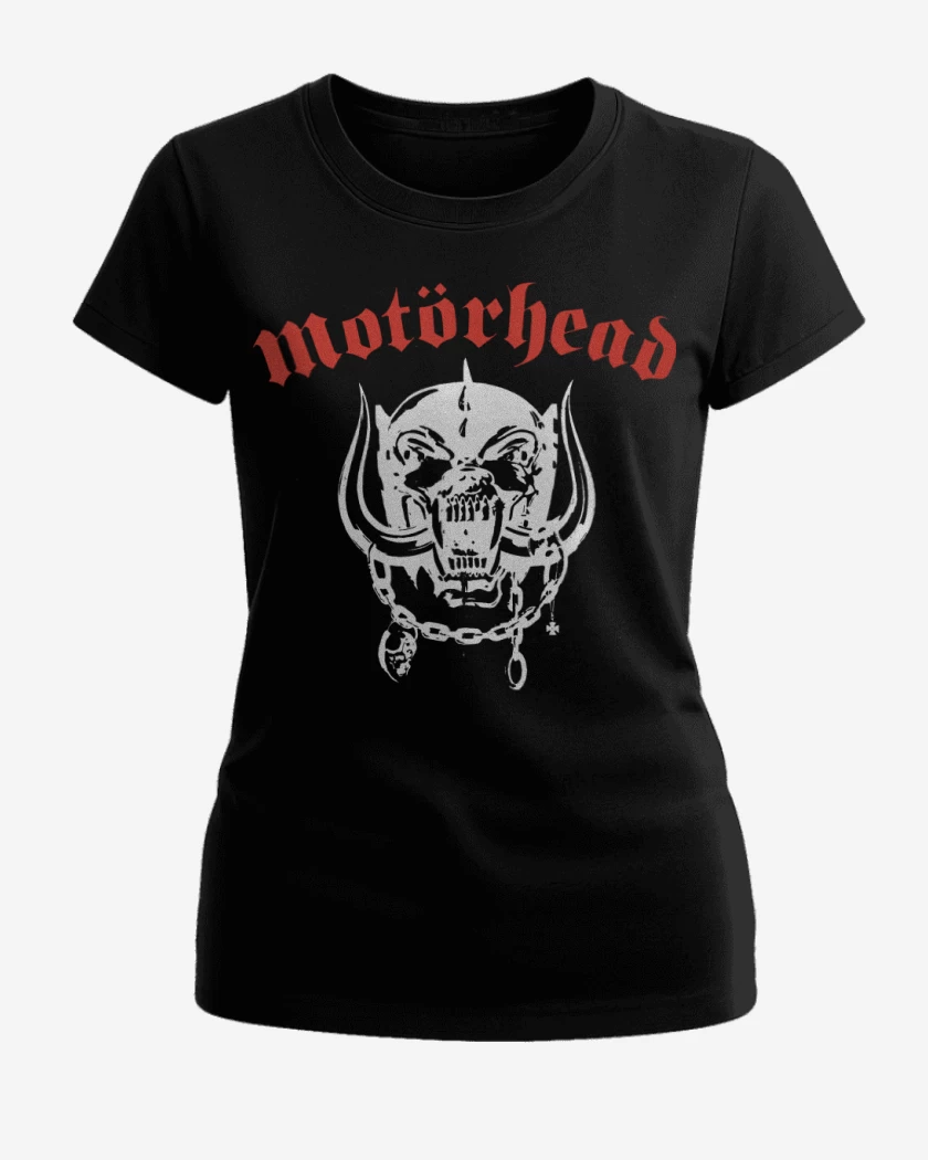 Polera de Mujer Negro de Motorhead 1977