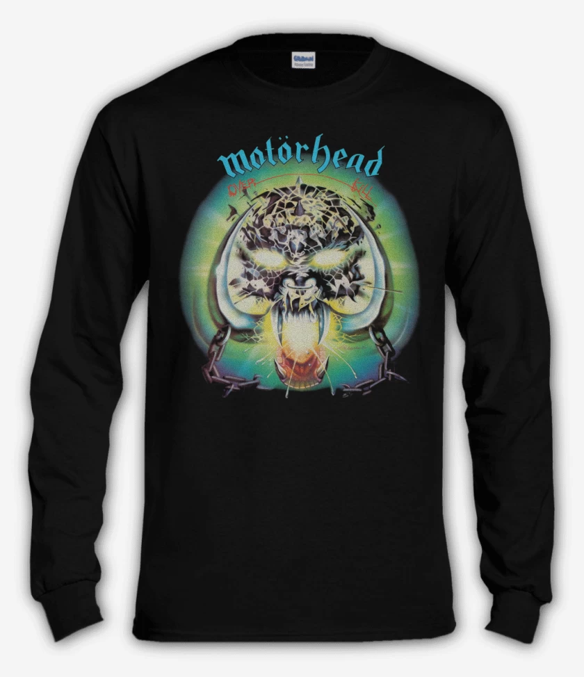 Polera manga larga Negro de Motorhead Overkill