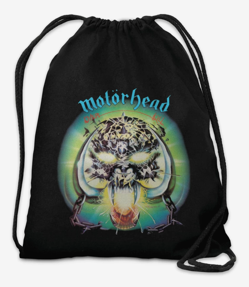 Mochila Negro de Motorhead Overkill