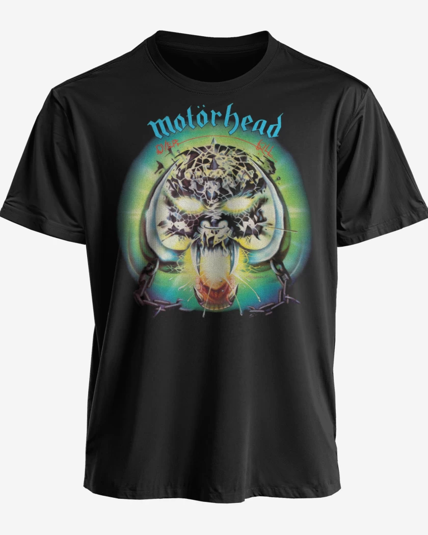 Polera premium Negro de Motorhead Overkill