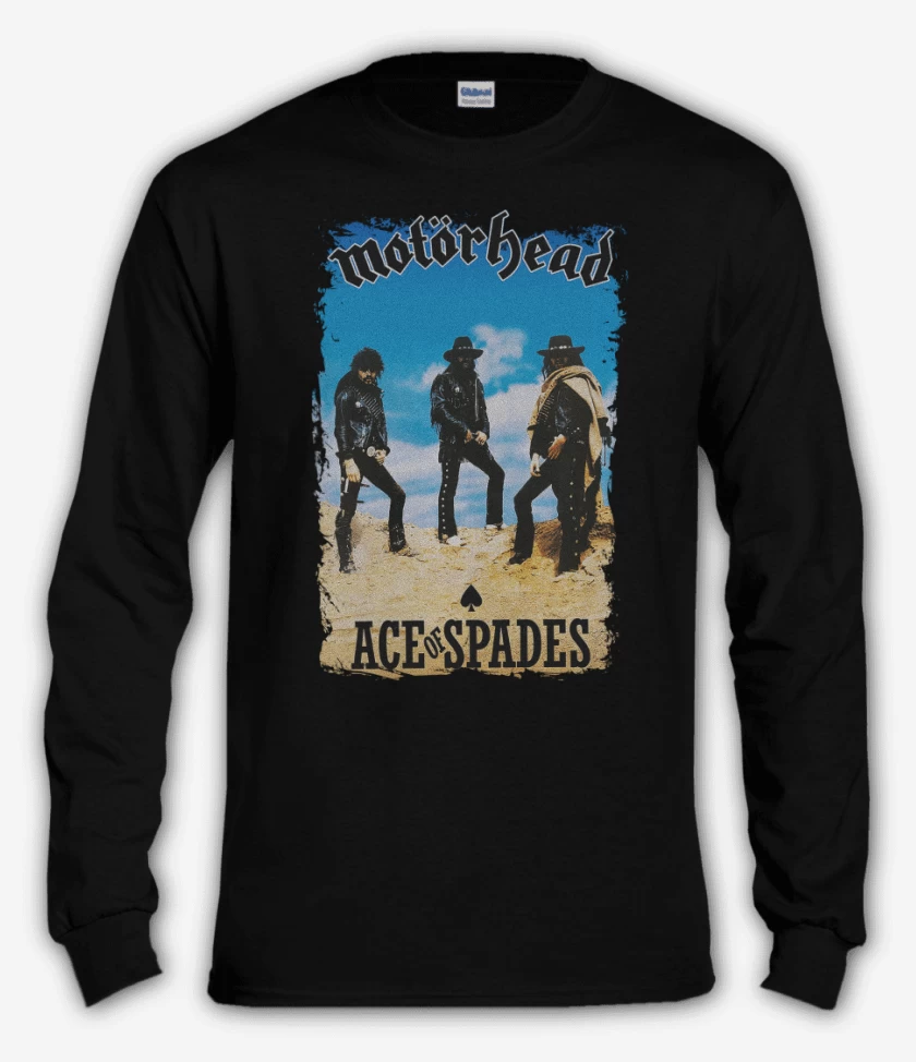 Polera manga larga Motorhead Ace of Spades v1