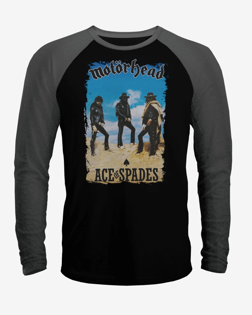 Polera Raglan Motorhead Ace of Spades v1