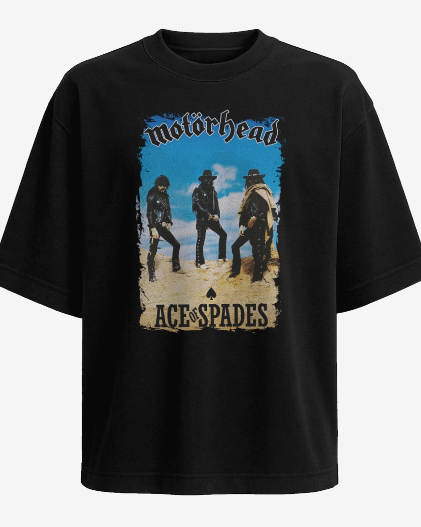 Polera Oversize Motorhead Ace of Spades v1