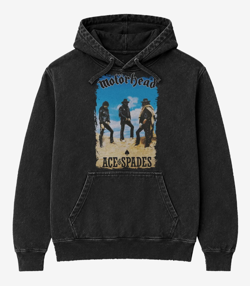 Poleron Canguro Acid Wash Motorhead Ace of Spades v1