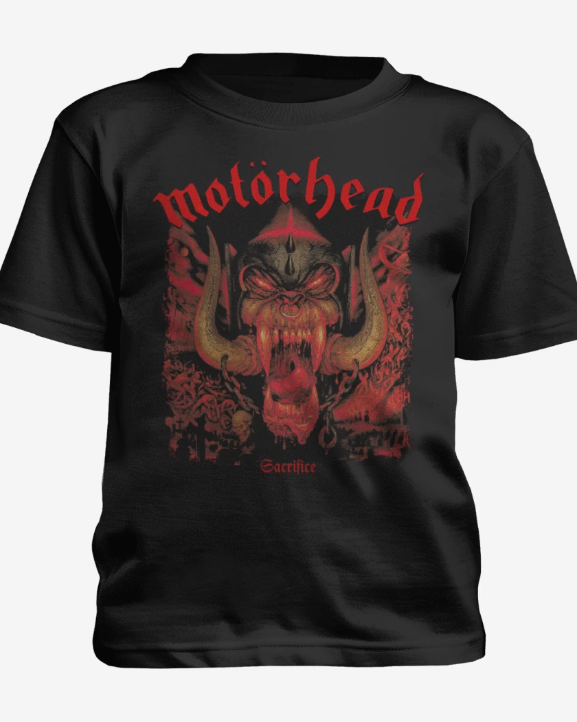 Polera de niño Negro de Motorhead Sacrifice