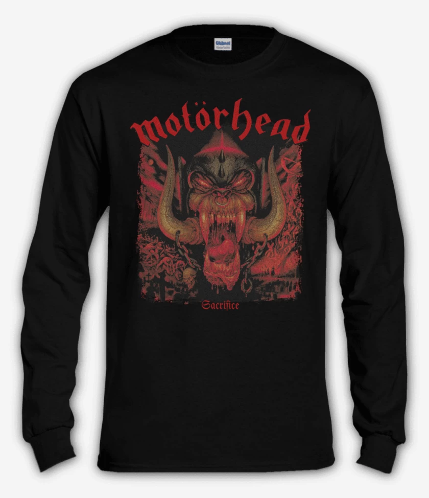 Polera manga larga Negro de Motorhead Sacrifice