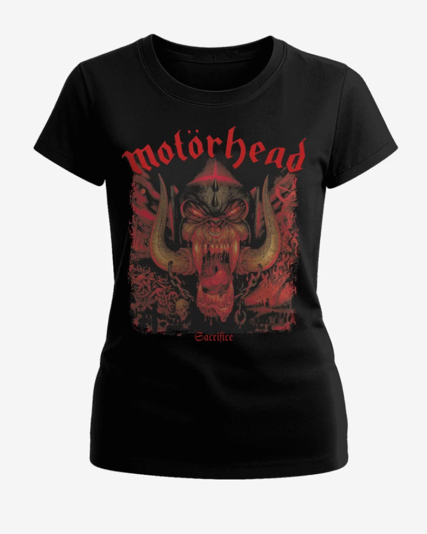 Polera de Mujer Negro de Motorhead Sacrifice